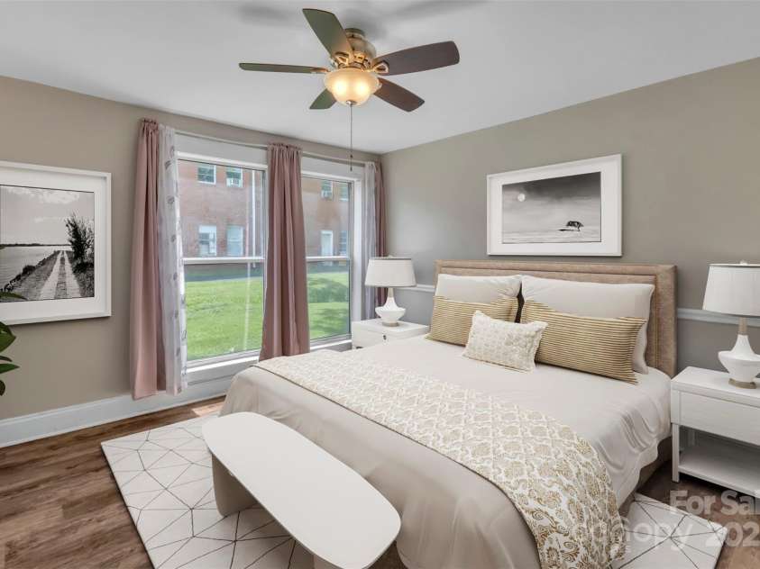 111 Church Street, Stanley, NC 28164.  MLS# CAR4260596, YatesRealty ID 22388. Bedroom 3- Virtually staged