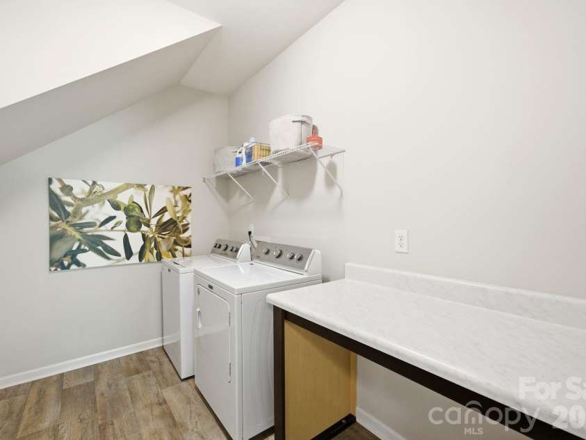 5914 River Meadow Court, Charlotte, NC 28213.  MLS# CAR4364962, YatesRealty ID 22391. Large laundry room with added space for storage