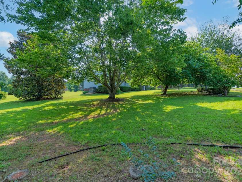 5211 Spring Glen, York, SC 29745.  MLS# CAR4270474, YatesRealty ID 22392. View of the side yard from the left side of the home