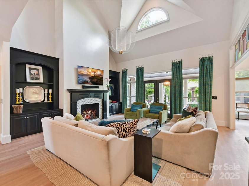 15009 Fanning Manor Court, Charlotte, NC 28277.  MLS# CAR4272630, YatesRealty ID 22393. Doors lead to the covered back porch!
