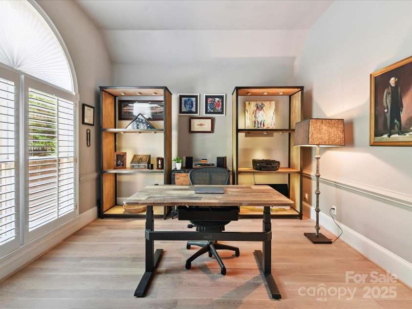 15009 Fanning Manor Court, Charlotte, NC 28277.  MLS# CAR4272630, YatesRealty ID 22393. Office has vaulted ceiling and natural light w/lovely windows.