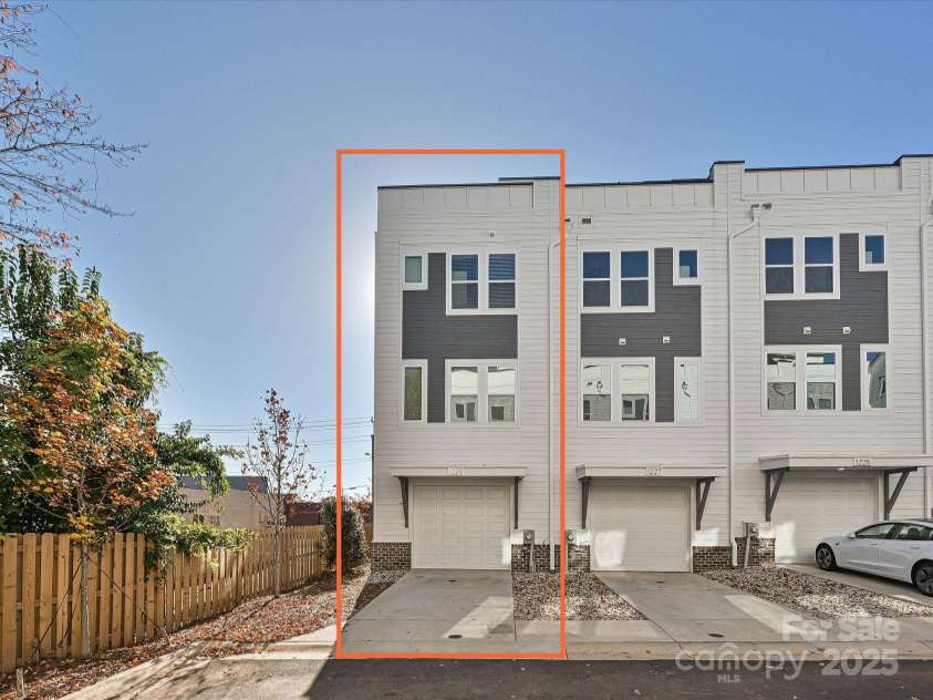 1229 34th Street, Charlotte, NC 28205.  MLS# CAR4211272, YatesRealty ID 22402. Garage Exterior