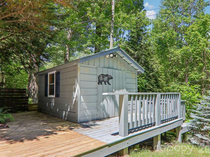 224 Highlands Loop, Maggie Valley, NC 28751.  MLS# CAR4377562, YatesRealty ID 22406. Storage Shed/Shop