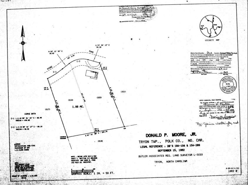 700 Summit Road, Tryon, NC 28782.  MLS# CAR4344125, YatesRealty ID 2241. Lot with house and there are two more lots included, one on each side.