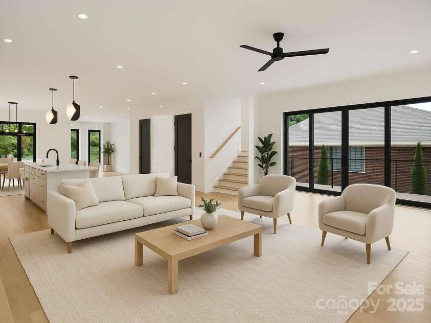 1511 Waverly Avenue, Charlotte, NC 28203.  MLS# CAR4293317, YatesRealty ID 22424. Virtually staged