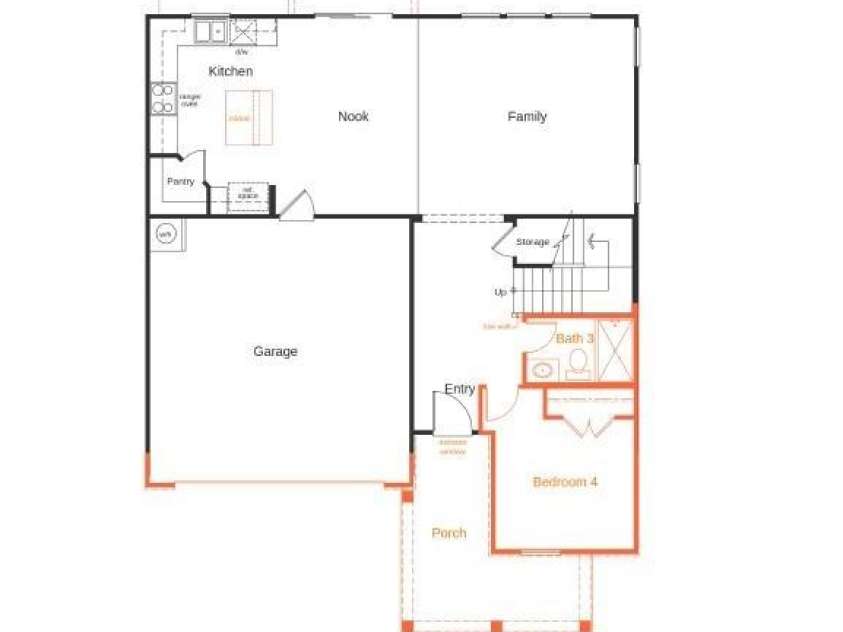 4457 Family Trail Drive, Indian Land, SC 29707.  MLS# CAR4275744, YatesRealty ID 22428. 1st floor