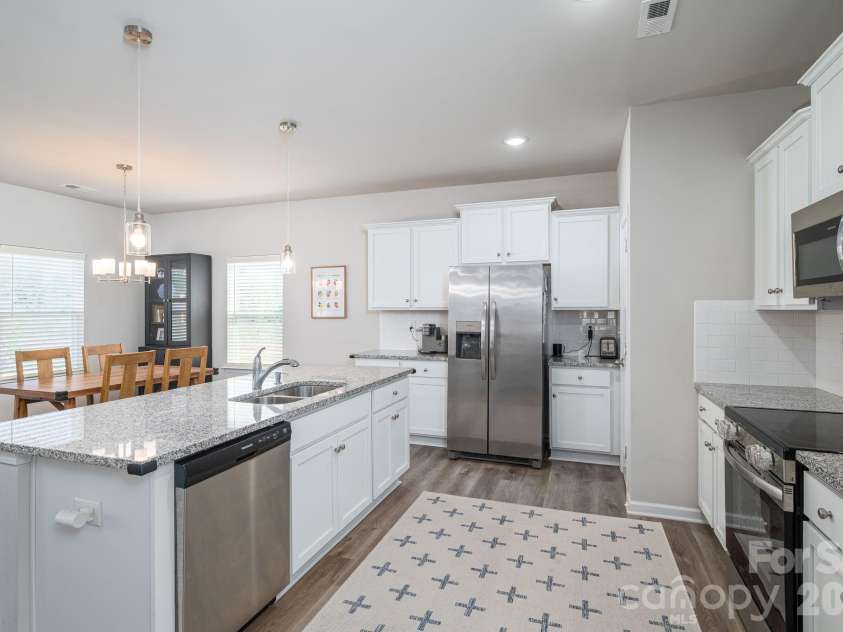 242 Lake George Drive, Shelby, NC 28152.  MLS# CAR4381772, YatesRealty ID 22432. Open concept kitchen/dining/living