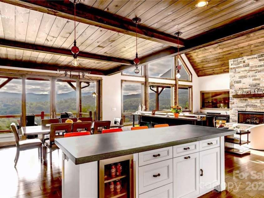 706 Silver Springs Drive, Banner Elk, NC 28604.  MLS# CAR4275009, YatesRealty ID 22440. Concrete/Quartz Island