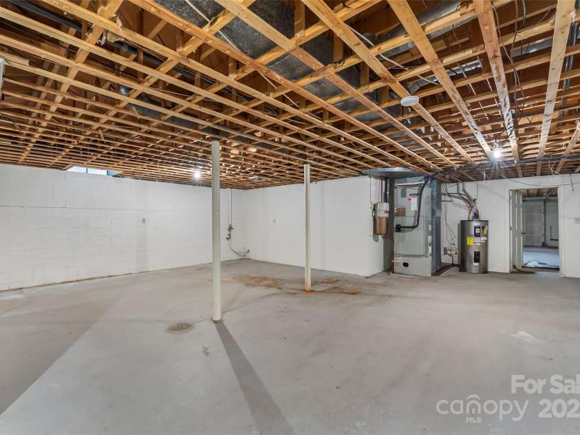 684 Woodfield Drive, Waynesville, NC 28786.  MLS# CAR4269678, YatesRealty ID 22443. Huge basement offers great storage space!
