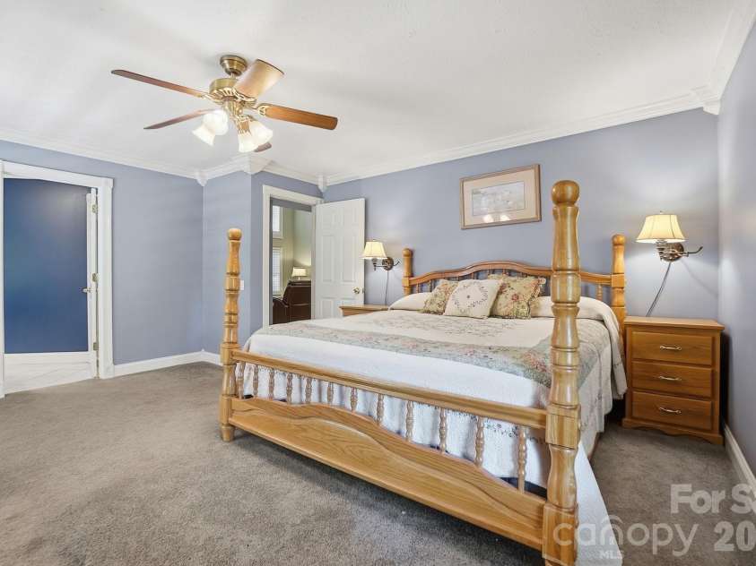 846 Windy Oaks Way, Van Wyck, SC 29720.  MLS# CAR4372947, YatesRealty ID 22450. Primary bedroom 