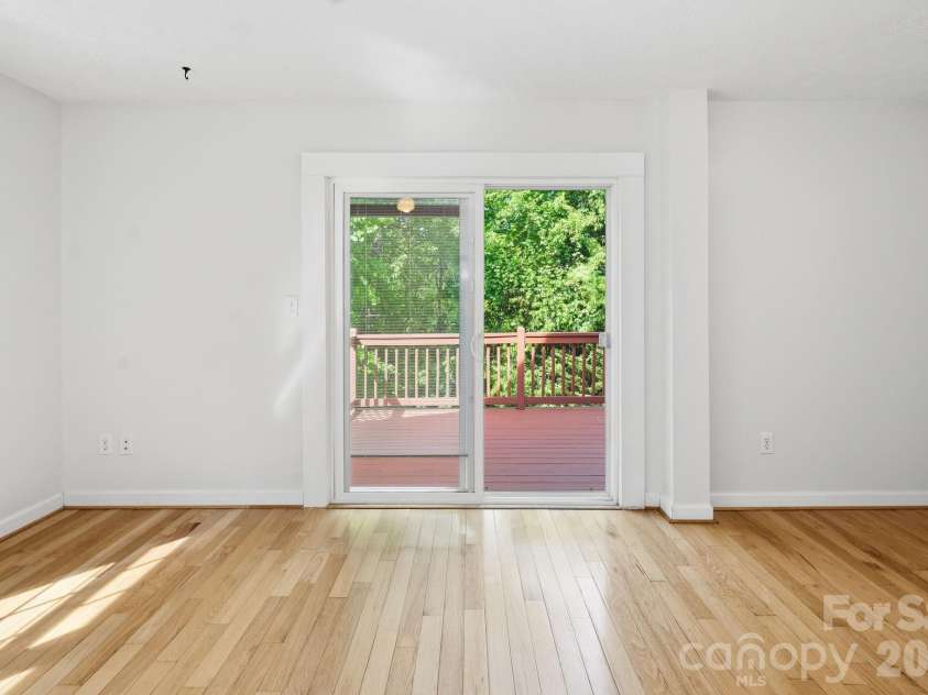 48 Mardell Circle, Asheville, NC 28806.  MLS# CAR4378796, YatesRealty ID 22461. Doors Open to Elevated Deck 