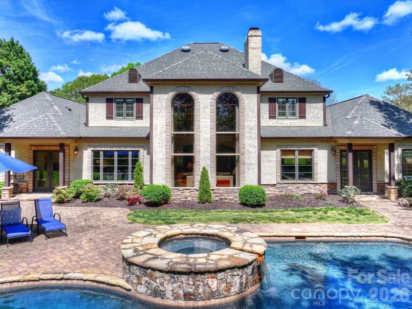 4330 Carmel Valley Road, Charlotte, NC 28226.  MLS# CAR4363703, YatesRealty ID 22463. Rear Exterior