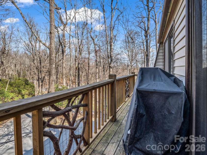 177 Tsisqua Circle, Brevard, NC 28712.  MLS# CAR4341526, YatesRealty ID 22465. Deck