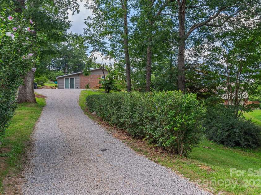 406 Melody Circle, Swannanoa, NC 28778.  MLS# CAR4273532, YatesRealty ID 22466. Long Driveway for extra parking and privacy