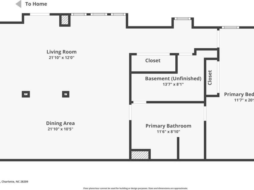 1224 Woodlawn Road, Charlotte, NC 28209.  MLS# CAR4272840, YatesRealty ID 22478. 