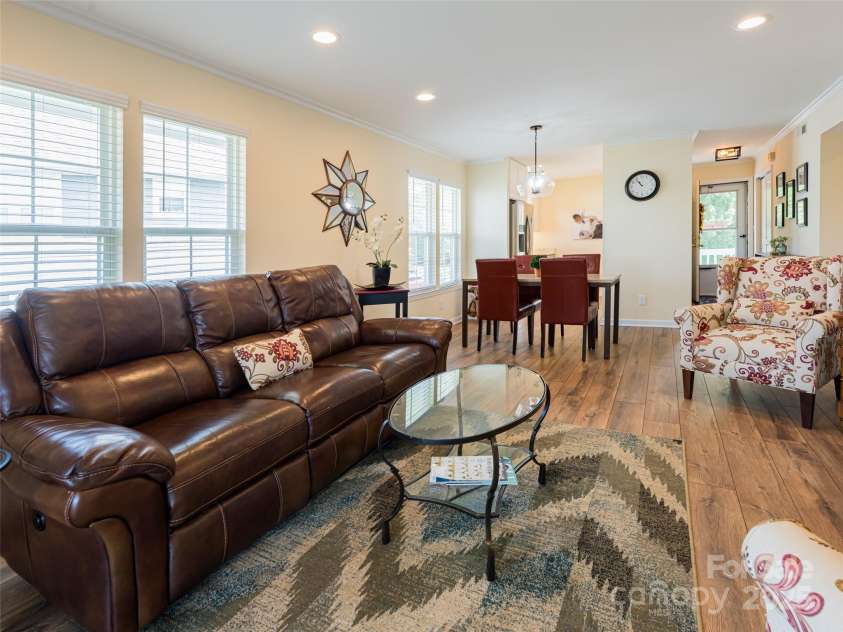 4506 Breakers Lane, Asheville, NC 28806.  MLS# CAR4273310, YatesRealty ID 22485. The natural light throughout this end unit is amazing.