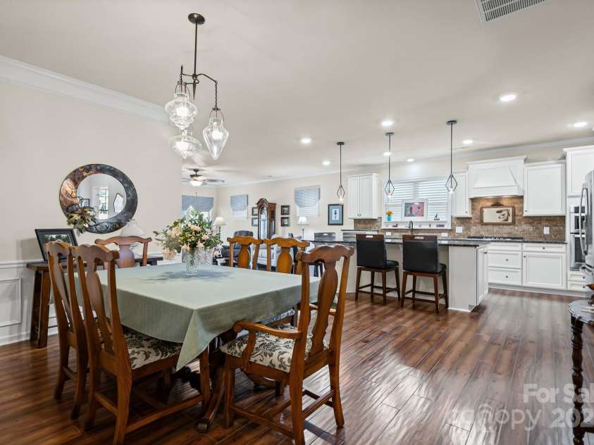 673 Birchway Drive, Fort Mill, SC 29715.  MLS# CAR4313629, YatesRealty ID 22493. Dining Area view.
