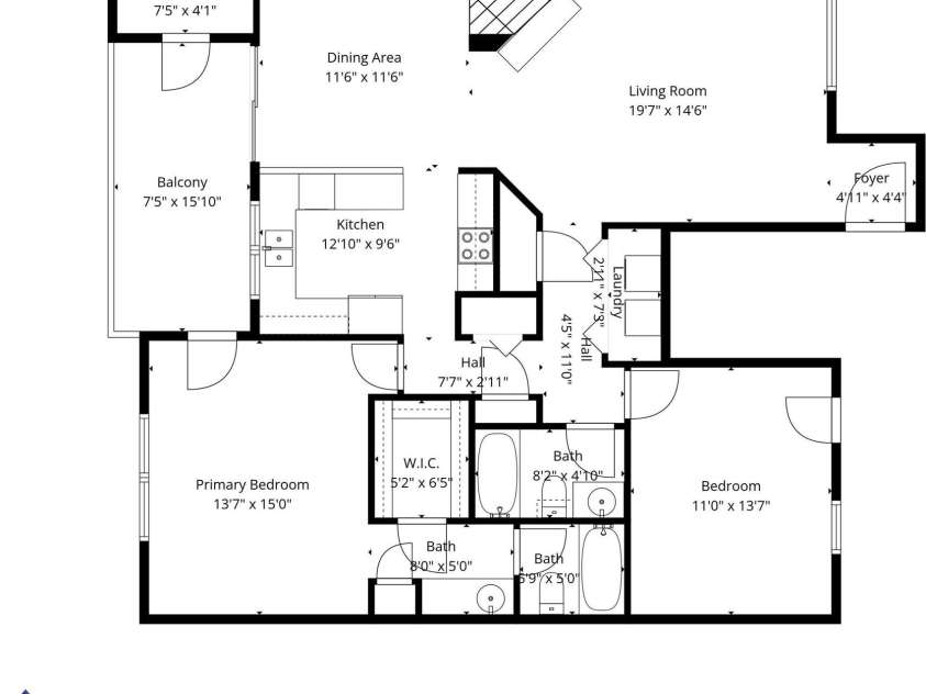 1741 Robinwood Road, Gastonia, NC 28054.  MLS# CAR4325004, YatesRealty ID 22494. Floorplan