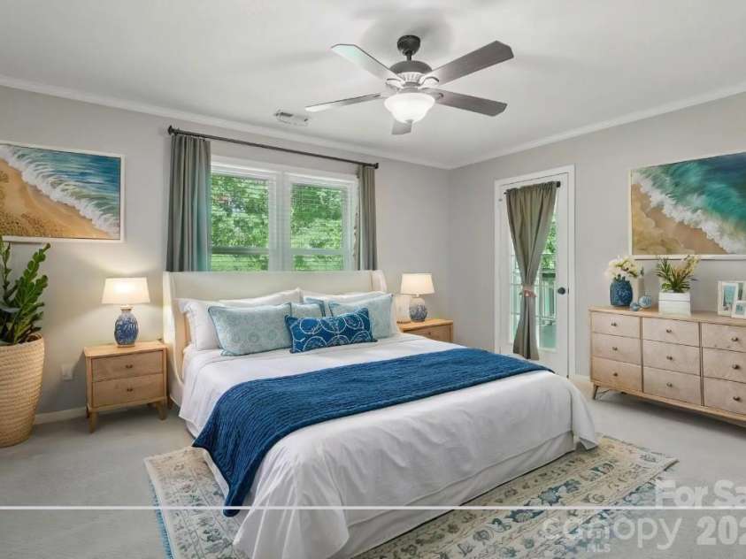 1741 Robinwood Road, Gastonia, NC 28054.  MLS# CAR4325004, YatesRealty ID 22494. Virtually Staged, primary bedroom