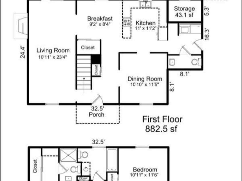 11718 Battery Place, Charlotte, NC 28273.  MLS# CAR4258299, YatesRealty ID 22497. Floorplan