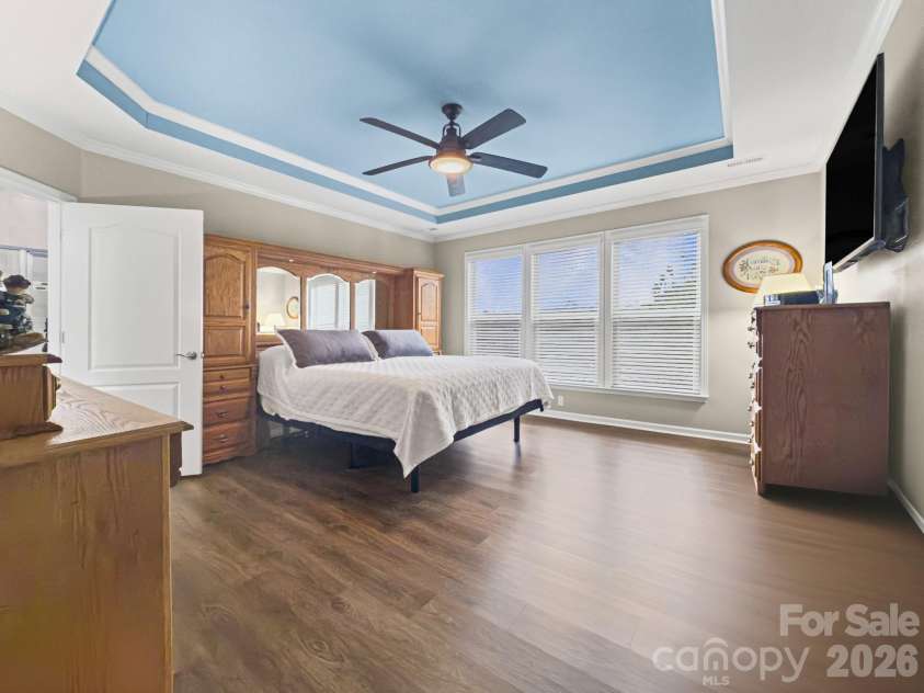 685 Birchway Drive, Fort Mill, SC 29715.  MLS# CAR4356947, YatesRealty ID 22497. Primary BR overlooks back yard.