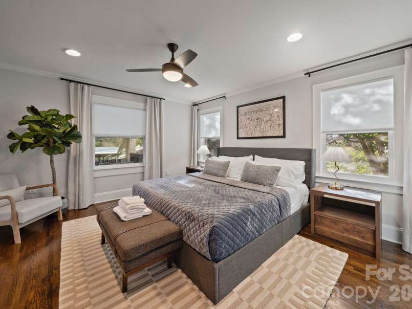 3720 Tuckaseegee Road, Charlotte, NC 28208.  MLS# CAR4356848, YatesRealty ID 22498. Beautiful Primary Bedroom on the main level. 