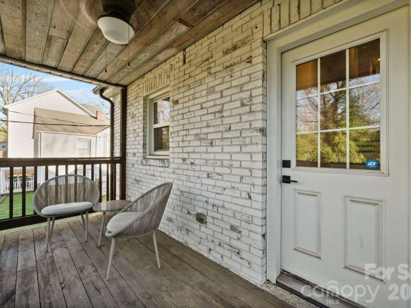 3720 Tuckaseegee Road, Charlotte, NC 28208.  MLS# CAR4356848, YatesRealty ID 22498. Large back deck off the kitchen.