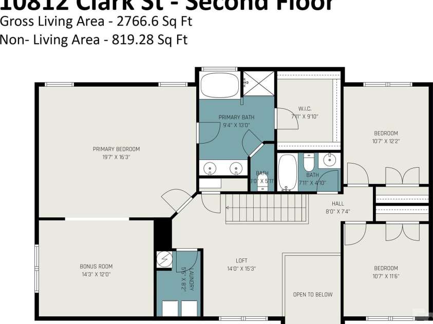 10812 Clark Street, Davidson, NC 28036.  MLS# CAR4372987, YatesRealty ID 22506. Second floor