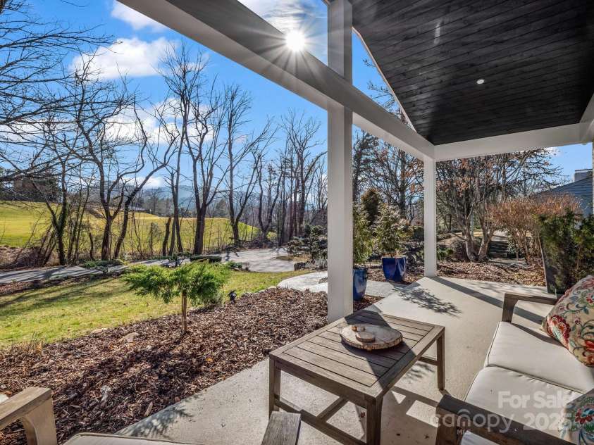 50 Midland Drive, Asheville, NC 28804.  MLS# CAR4223405, YatesRealty ID 2251. Front views over looking hole #2