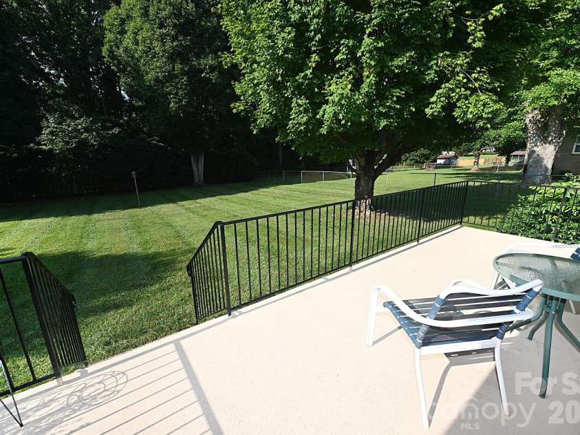1740 23rd Avenue Lane, Hickory, NC 28601.  MLS# CAR4287388, YatesRealty ID 2253. Concrete Deck