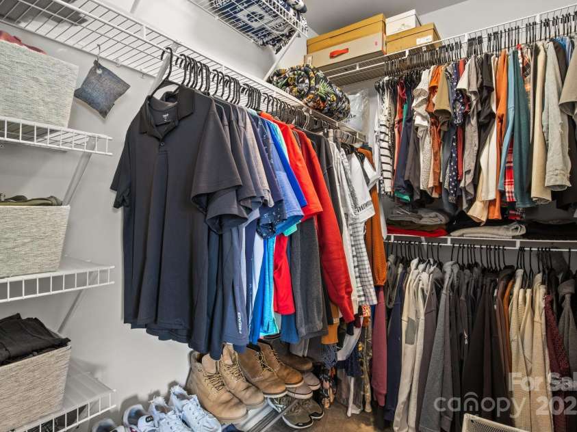 2444 Mariners Cove Lane, Denver, NC 28037.  MLS# CAR4259617, YatesRealty ID 22530. Large closet in the primary bedroom.