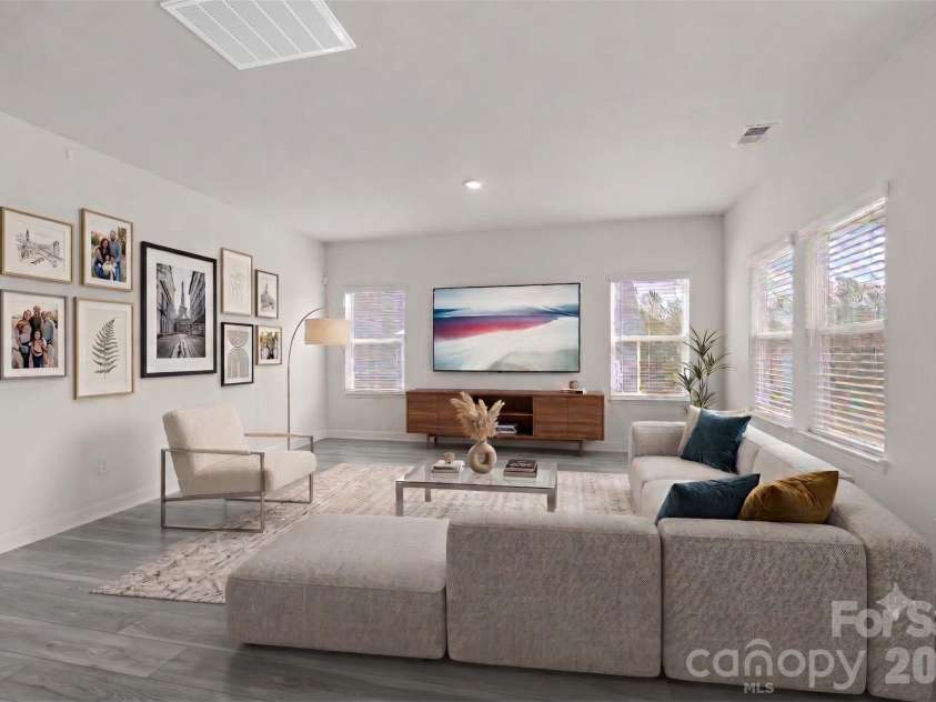 4308 Duplin Drive, Charlotte, NC 28214.  MLS# CAR4397845, YatesRealty ID 22531. Living Room - virtually staged