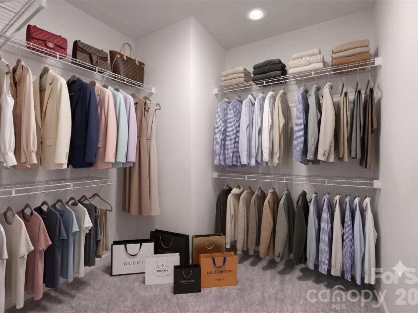 4308 Duplin Drive, Charlotte, NC 28214.  MLS# CAR4397845, YatesRealty ID 22531. Primary Closet - virtually staged