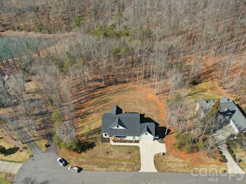 128 Laurel Ridge Drive, Statesville, NC 28677.  MLS# CAR4346436, YatesRealty ID 22532. Birds eye view of home