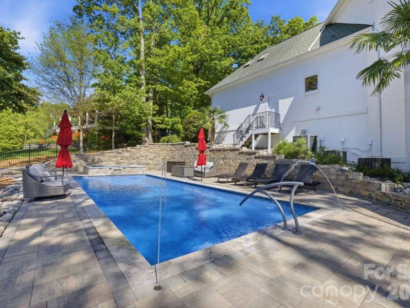 144 Mariner Pointe Lane, Mooresville, NC 28117.  MLS# CAR4336231, YatesRealty ID 22545. Backyard pool.
