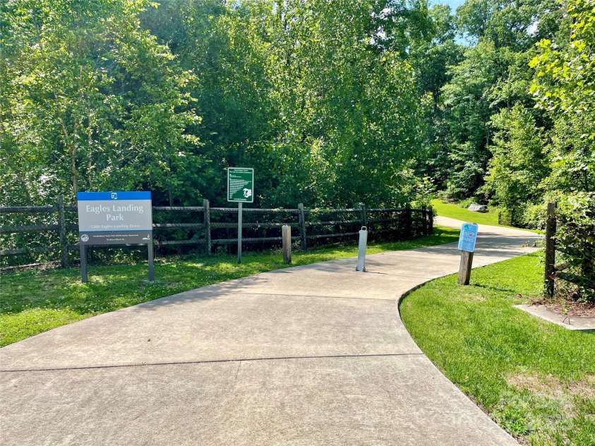 5800 Silver Eagle Drive, Charlotte, NC 28214.  MLS# CAR4267144, YatesRealty ID 22548. Entrance to Eagles Landing Neighborhood Park just steps away on Eagles Landing Drive