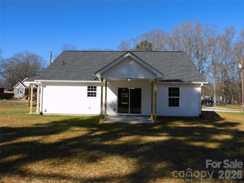 216 McClain Street, York, SC 29745.  MLS# CAR4325786, YatesRealty ID 2255. Rear view