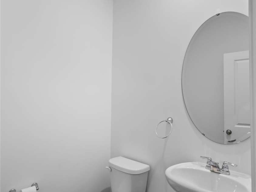 3003 Langhorne Avenue, Concord, NC 28027.  MLS# CAR4376854, YatesRealty ID 22551. Main level powder room