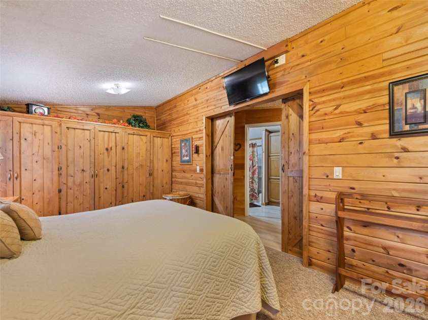 136 Peaceful Valley Drive, Leicester, NC 28748.  MLS# CAR4378331, YatesRealty ID 22556. Second bedroom
