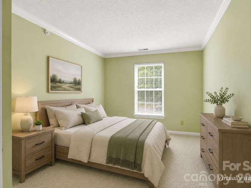 19823 Henderson Road, Cornelius, NC 28031.  MLS# CAR4377209, YatesRealty ID 22560. VIRTUALLY STAGED SECONDARY BEDROOM