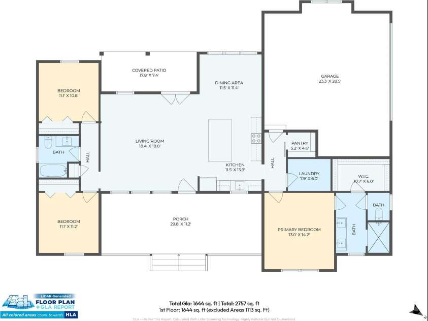 34 Old Souther Road, Mills River, NC 28759.  MLS# CAR4380756, YatesRealty ID 22562. Floor plan