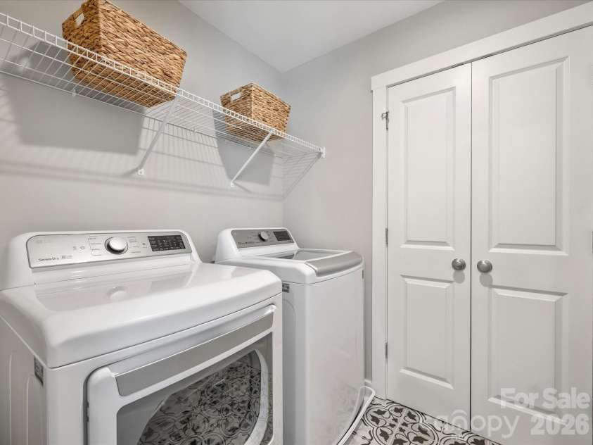 111 Cranford Drive, Pineville, NC 28134.  MLS# CAR4381418, YatesRealty ID 22566. Laundry room and closet