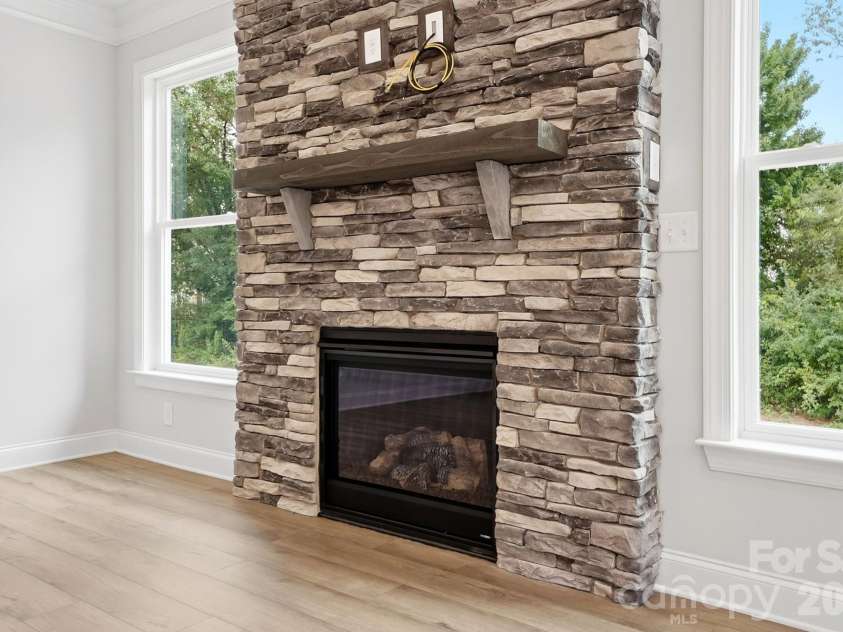 3050 Constitution Lane, Gastonia, NC 28056.  MLS# CAR4349382, YatesRealty ID 22570. Gas Fireplace