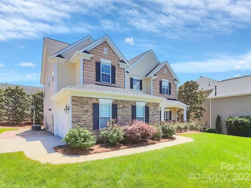 1618 Bay Meadows Avenue, Concord, NC 28027.  MLS# CAR4259621, YatesRealty ID 22575. Large, corner lot with side load garage