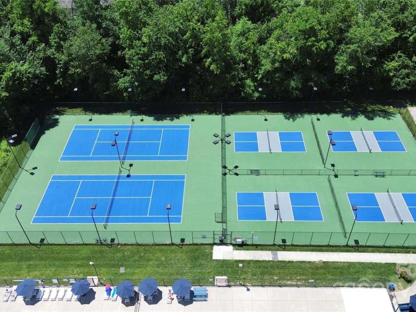 1618 Bay Meadows Avenue, Concord, NC 28027.  MLS# CAR4259621, YatesRealty ID 22575. Lighted Pickleball and Tennis Courts