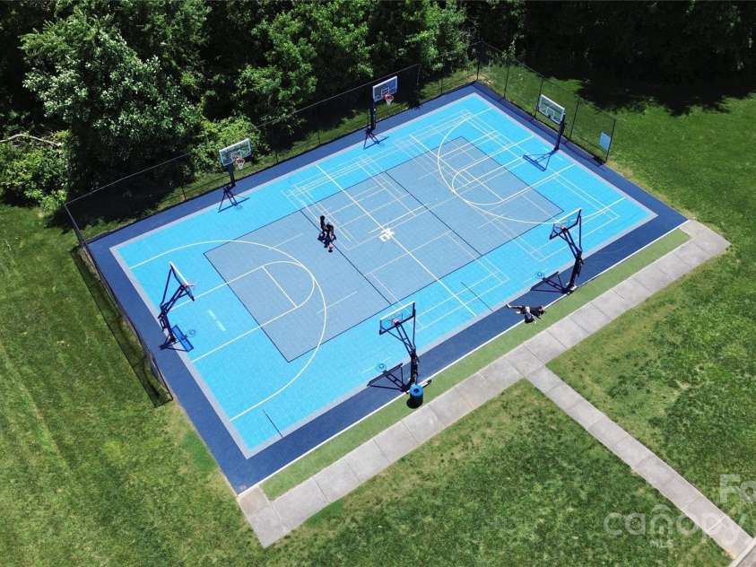 1618 Bay Meadows Avenue, Concord, NC 28027.  MLS# CAR4259621, YatesRealty ID 22575. Multisports Court w/ 6 Basketball goals