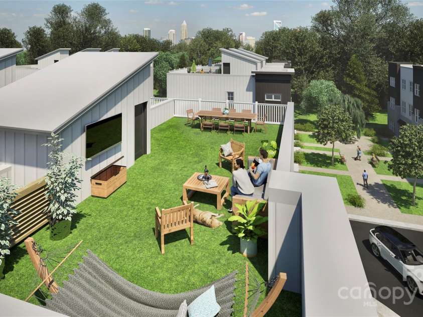5007 Nimes Road, Charlotte, NC 28208.  MLS# CAR4231451, YatesRealty ID 22578. Expansive Rooftop Terrace