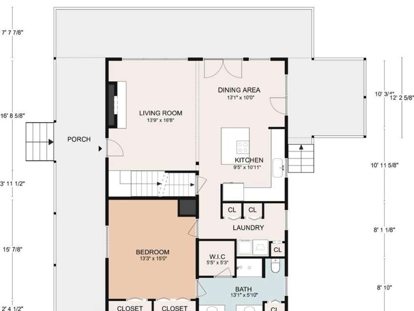 412 Blue Mist Way, Arden, NC 28704.  MLS# CAR4358586, YatesRealty ID 22587. The main level floor plan