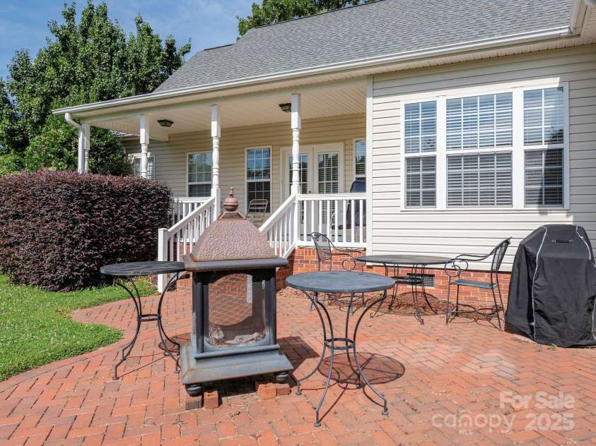 3697 Travertine Drive, Lancaster, SC 29720.  MLS# CAR4271522, YatesRealty ID 22592. Back Patio