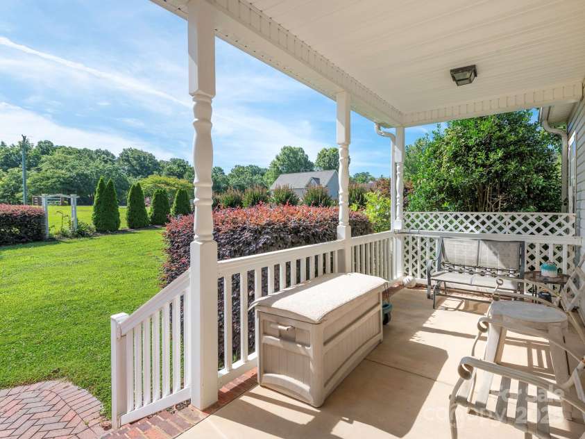 3697 Travertine Drive, Lancaster, SC 29720.  MLS# CAR4271522, YatesRealty ID 22592. Covered Back Porch